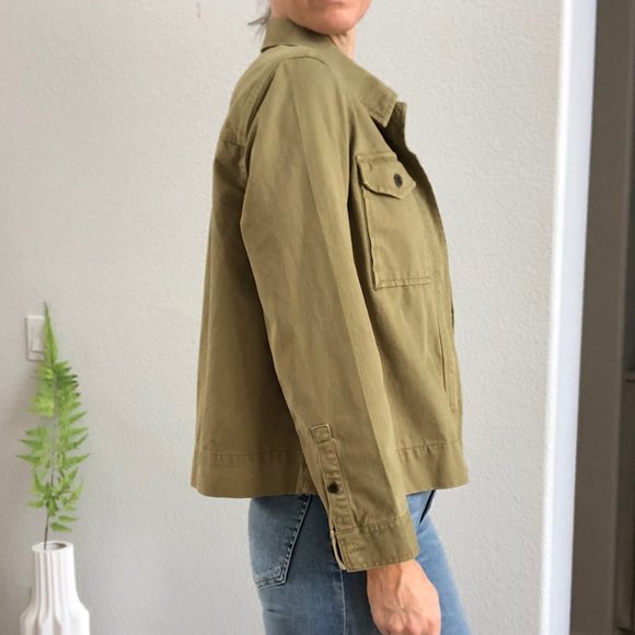 NWOT Madewell Army Swing Jacket sz M - Picture 9 of 16